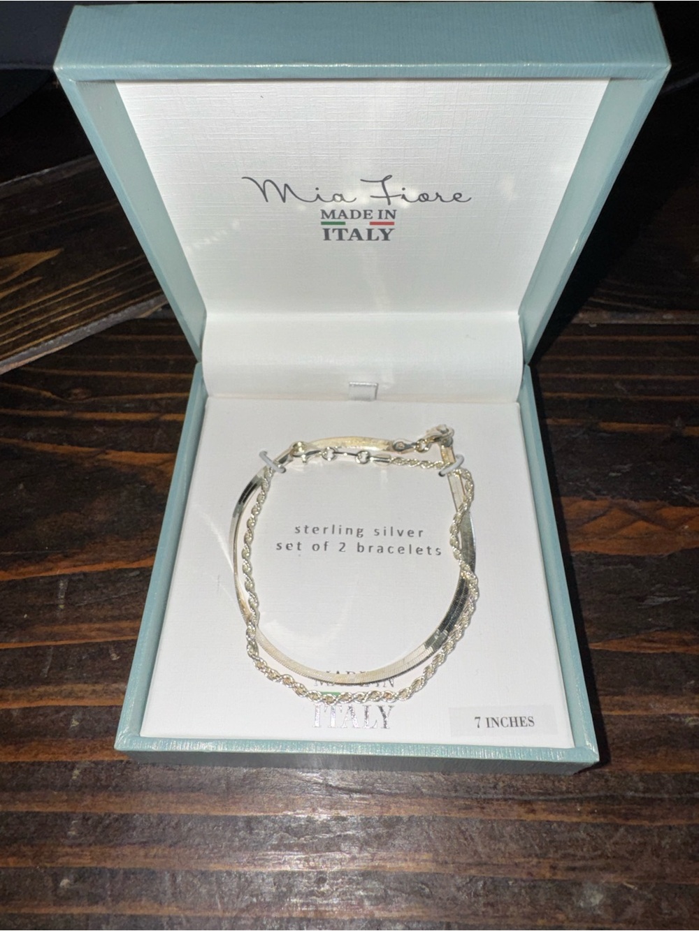 Sterling Silver Set of 2 Bracelets - NWT